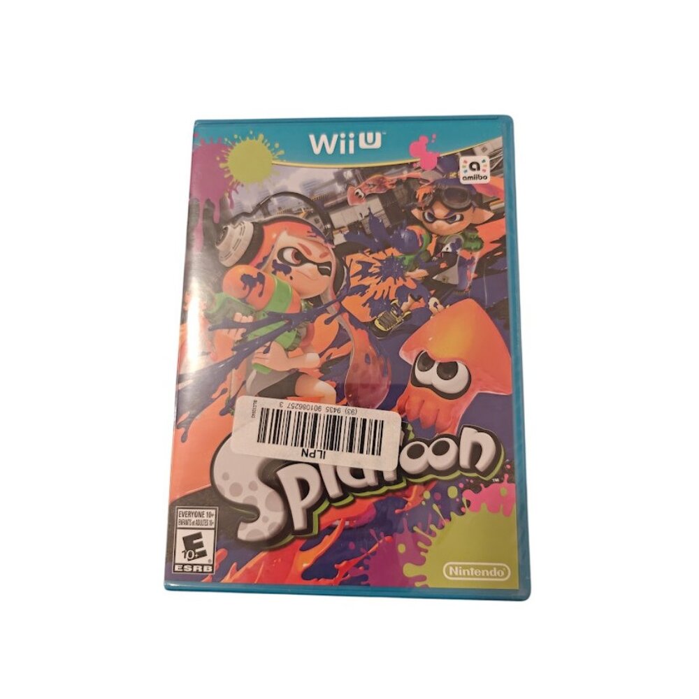 Splatoon Nintendo Wii U Video Game 2015 Amiibo Compatible Multiplayer New Sealed